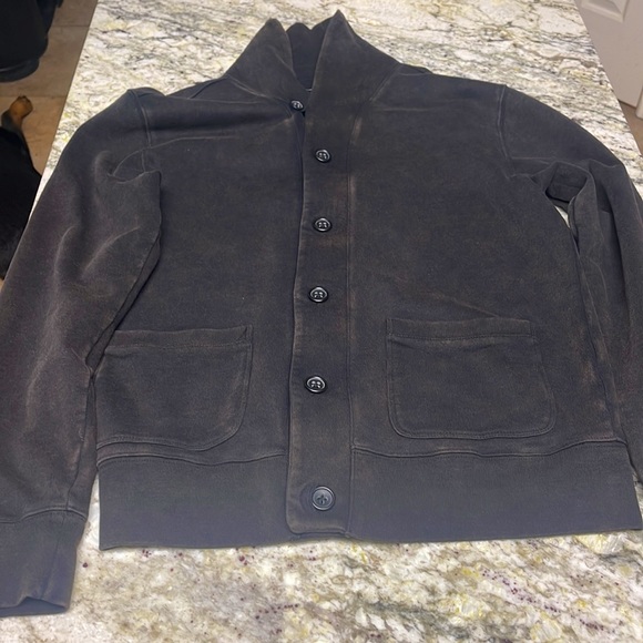 Men’s Gap Black Brown Cardigan Size M - Picture 5 of 7